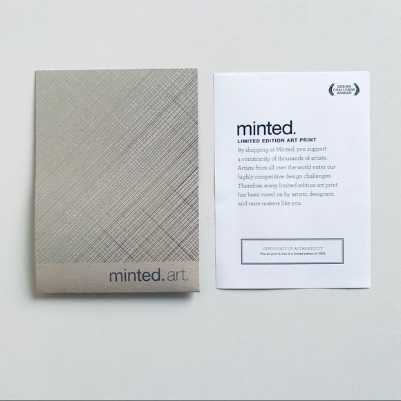 MINTED Ferris wheel fine art print Orange decor - Picture 3 of 3